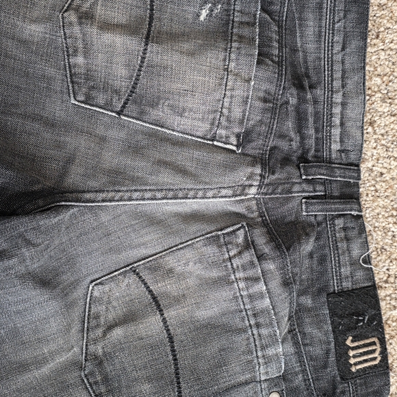 Men's Distressed JUICY COUTURE 31" Black Jeans - Picture 2 of 8